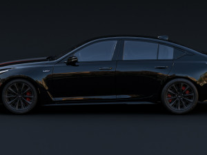 2022 Cadillac CT5-V Blackwing 3D Модель