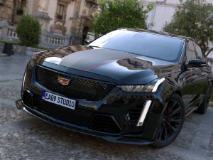 2022 Cadillac CT5-V Blackwing 3D Модель