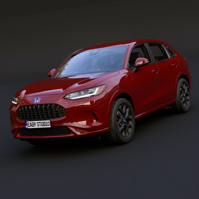 2023 Honda ZR-V Modelo 3D .c4d .max .obj .3ds .fbx .stl .blend 