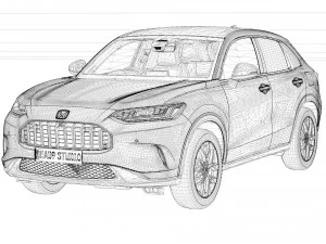 2023 Honda ZR-V 3D Model