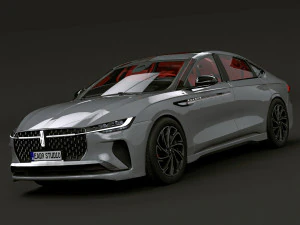 Lincoln Zephyr 2023 Modèle 3D