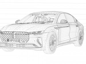 2023 Lincoln Zephyr 3D Model