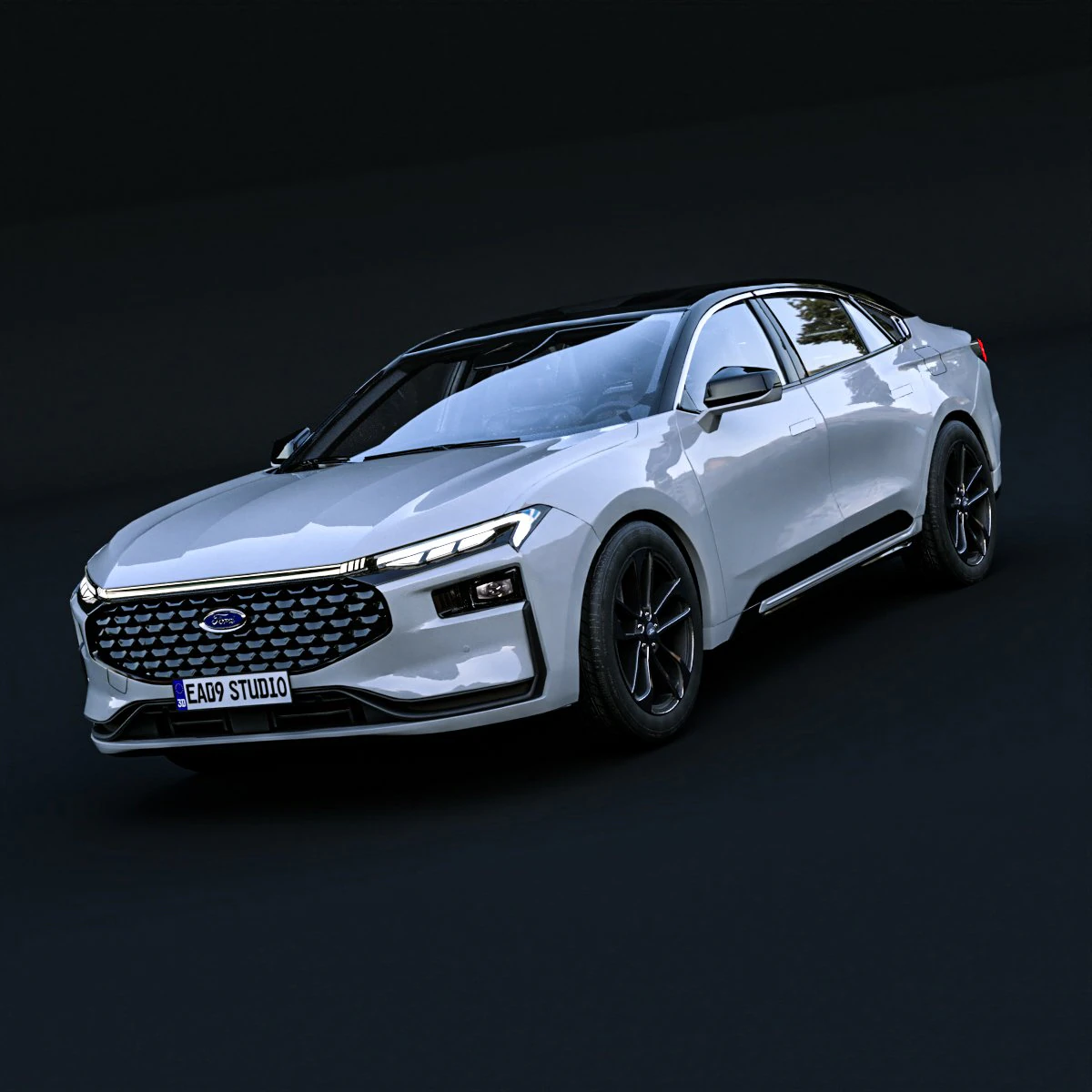 2023 Ford-Mondeo 3D Model .c4d .max .obj .3ds .fbx .stl .blend 