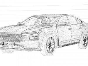 2023 Ford-Mondeo 3D Model
