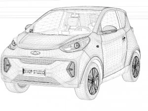 Chery iCar 2023 3D Model