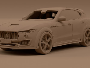 2023 Maserati Levante Tuned 3D Модель