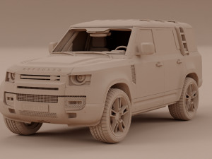 2024 Land Rover Defender 130 Outbound 3D 모델