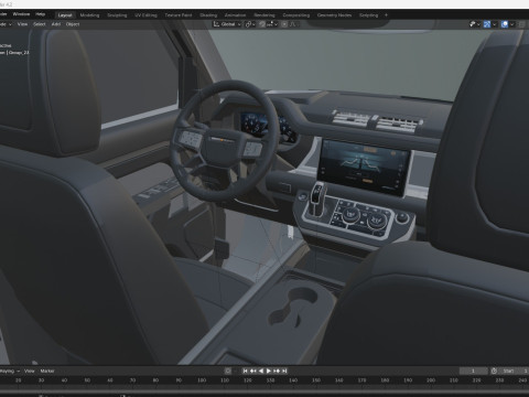 2024 Land Rover Defender 130 Outbound 3D 모델