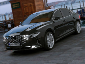 2023 Hyundai Grandeur-Azera 3D Model
