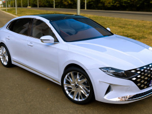 2023 Hyundai Grandeur-Azera 3D 모델