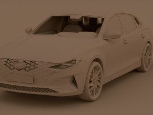 2023 Hyundai Grandeur-Azera 3D 모델