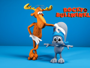 Rocky Bullwinkle Rigged Modelo 3D