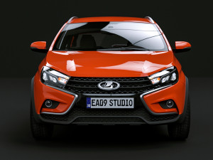 2023 Lada Vesta SW Cross 3D Model