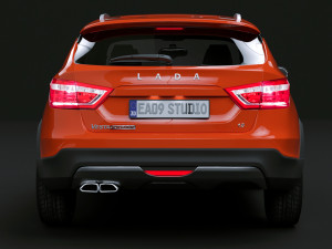 2023 Lada Vesta SW Cross 3D Model