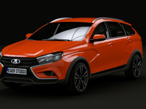 2023 Lada Vesta SW Cross 3D Model