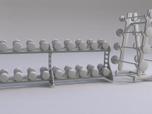 Rack GYM80 3D Model