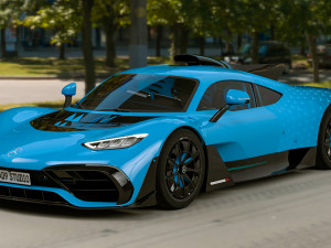 Mercedes AMG Project ONE 2023 3D मॉडल