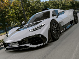 Mercedes AMG Project ONE 2023 3D मॉडल