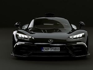 Mercedes AMG Project ONE 2023 3D मॉडल