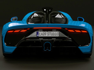 Mercedes AMG Project ONE 2023 3D मॉडल
