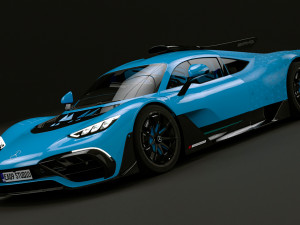 Mercedes AMG Project ONE 2023 3D मॉडल