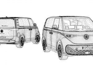 2024 VW ID Buzz Modelo 3D