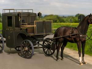 Horse Carriages Modelo 3D