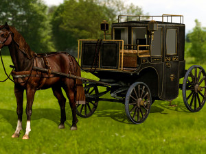 Horse Carriages Modelo 3D