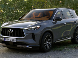 Infiniti QX60 2023 3D 모델