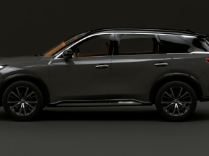 Infiniti QX60 2023 3D 모델