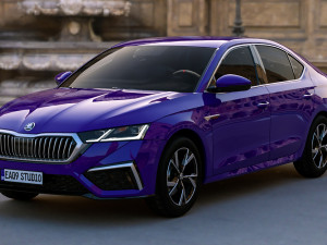 2023 Skoda Octavia Pro 3D 模型
