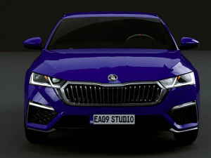 2023 Skoda Octavia Pro 3D Model