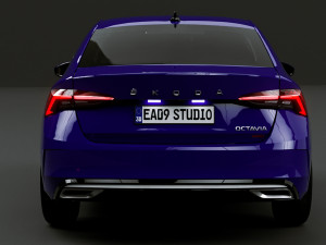 2023 Skoda Octavia Pro 3D 模型