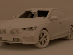 2023 Skoda Octavia Pro 3D Model