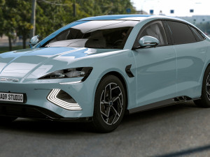 BYD Seal 2024 3D Model