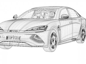 BYD Seal 2024 3D Model