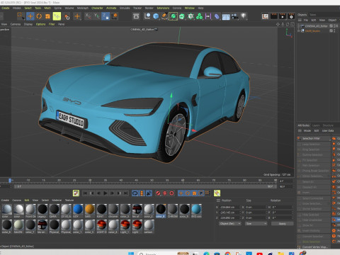 BYD Seal 2024 3D Model