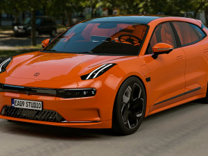 2023 Geely ZEEKR 001 3D Model