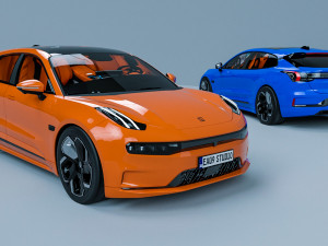 2023 Geely ZEEKR 001 3D Model