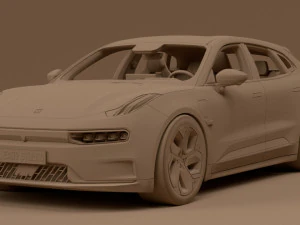 2023 Geely ZEEKR 001 3D Model