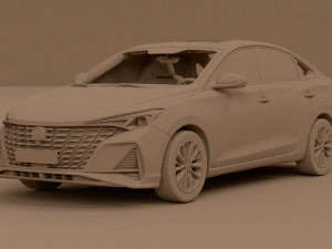 Changan Eado Plus 2023 3D Model