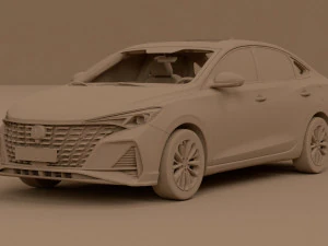 Changan Eado Plus 2023 3D Model