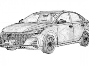 Changan Eado Plus 2023 3D Model