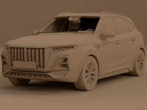 2024 Hongqi HS5 3D Model