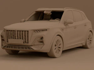 2024 Hongqi HS5 3D Model