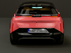 Zeekr X 2023 Modelo 3D