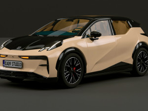 Zeekr X 2023 Modelo 3D