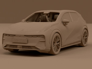 Zeekr X 2023 Modelo 3D
