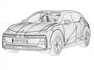 Zeekr X 2023 Modelo 3D