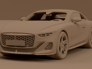 2024 Bentley Mulliner Batur 3Dモデル